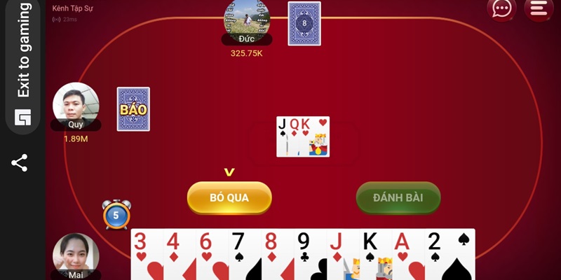 Hiểu được vòng đánh bài giúp người chơi có chiến thuật hợp lý