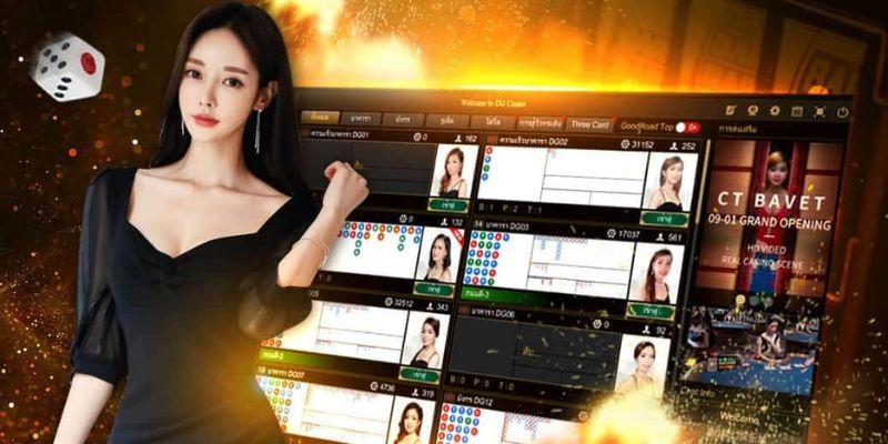 Các bước tham gia vào sảnh DG live casino