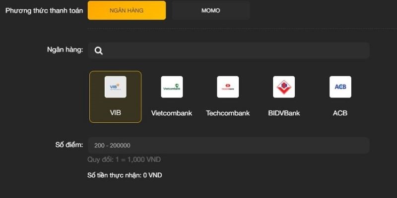 Nạp tiền 888B bằng cách sử dụng giao dịch thẻ cào điện thoại